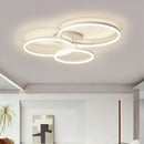 Axyaa Smart Led Chandeliers 3 Circle Ceiling Light with Remote Control App