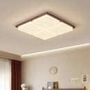 Axyaa Walnut Ceiling Light - French Retro Design for Living Room, Bedroom, Dining Room