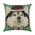 Axyaa Cartoon Design Linen Pillowcase for Home Décor
