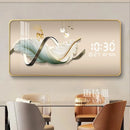 Axyaa Light Luxury Wall Clock Decorative Painting for Living Room and Dining Room