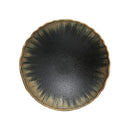 Axyaa Ceramic Black Gold Sand Dim Sum Bowl Small Dishes Molecular Cuisine