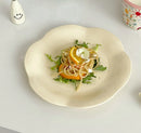 Axyaa Ceramic Dining Dessert Salad Plate Set - Household Serving Plates