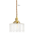 Axyaa Glass LED Pendant Lamp: Nordic Modern Home Indoor Lighting, Copper Hanglamp