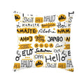 Pineapple Leaf Cushion Cover - Axyaa Summer Yellow Decor Pillowcase