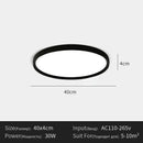 Axyaa LED Ceiling Lamp for Bedroom Living Room Bathroom Balcony