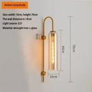 Axyaa Glass LED Wall Lamp for Bedroom Living Room Restaurant Staircase Bar Lighting