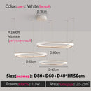 Axyaa Modern Ring Chandelier for Living Room, Bedroom, Study, Restaurant