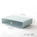Axyaa Desk Drawer Organizer Stackable Multi-layer Office Stationery Storage Box