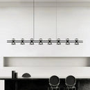 Axyaa Modern Glass Chandeliers Black/Gold Pendant Lights for Luxury Decor