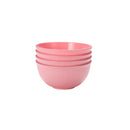 Axyaa Pink Vertical Grain Bowl Set - Pack of 8