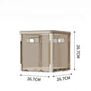 Axyaa Clear Foldable Storage Box with Lid - Large Capacity for Home Organization