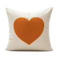Axyaa Leopard Printed Velvet Cushion Cover 45x45cm Burnt Orange Knot Home Decor