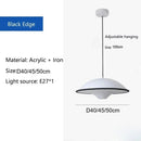 Axyaa Flying Saucer Chandeliers Acrylic LED Pendant Lights Kitchen Dining Decor