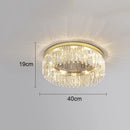 Axyaa Luxury Crystal LED Ceiling Lamps for Elegant Home Lighting