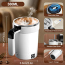 Axyaa Rechargeable Electric Stirring Mug Stainless Steel Coffee Tumbler