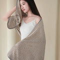 Axyaa Coral Fleece Bath Towel - Large Size, Unisex, Korean Style