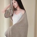 Axyaa Coral Fleece Bath Towel - Large Size, Unisex, Korean Style
