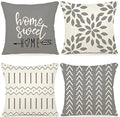 Axyaa Soft Linen Cushion Cover 45x45cm Multi-color for Living Room Sofa