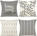 Axyaa Soft Linen Cushion Cover 45x45cm Multi-color for Living Room Sofa