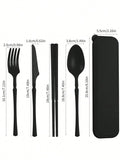Axyaa Plastic Tableware Set for Picnics, Camping, Student Supplies