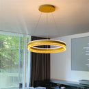Axyaa Ring Chandelier Island Pendant Light for Living Dining Room