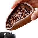 Axyaa Solid Wood Coffee Bean Bowl Measuring Container Espresso Dosing Cup Tray