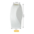 Axyaa White Flower Vase Modern Home Decor Dining Table Ornaments