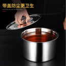 Axyaa Stainless Steel Seasoning Can Spice Jars Kitchen Organizer Stew Pots