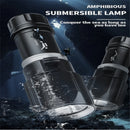 Axya XHP70 LED Dive Torch - 1000 Lumens Waterproof Rechargeable Flashlight