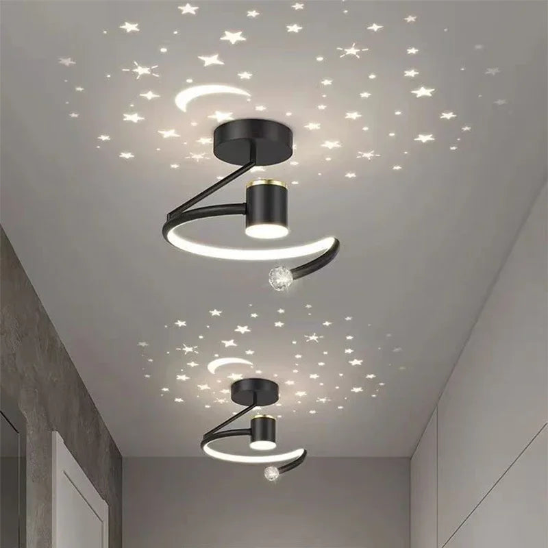 Axya LED Star Chandelier for Home Ceiling Lighting Fixture