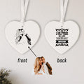 Axyaa Personalized Ceramic Photo Engraved Heartfelt Keepsake Gift