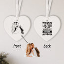 Axyaa Personalized Ceramic Photo Engraved Heartfelt Keepsake Gift