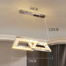 Axyaa Crystal Chandelier Pendant Light for Living Room Dining Room Ceiling Lighting