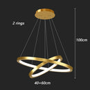 Axyaa Modern Stair Chandelier Pendant Light Ceiling Lamp LED Chandeliers Living Room