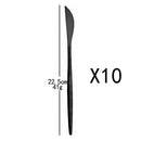 Axyaa Stainless Steel Cutlery Set - 10 Pieces of Mirror Flatware Tableware