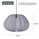 Axyaa Rustic Silk Lantern Pendant Light for Home and Restaurant Lighting