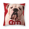 Axyaa Cute English Bulldog Floor Pillowcase for Home Decor