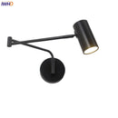 Axyaa Acrylic Iron LED Wall Lamp Up Down Rotate Black Stair Light