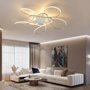 Axyaa Modern LED Ceiling Light for Living Room & Bedroom, Chrome/Gold Plated, AC110-240V