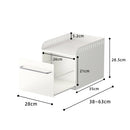 Axyaa Seasoning Rack Pull Out Spice Box Storage Holder Shelf
