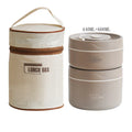 Axyaa Insulated Stackable Lunch Container Set for Adults and Kids