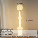 Axyaa Luxury Contemporary LED Floor Lamp for Art Deco Living Spaces