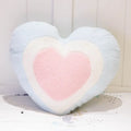 Axyaa Stars Clouds Girl Heart Shaped Pillow for Bedroom and Living Room