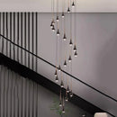 Axyaa Modern LED Ceiling Chandelier for Bedroom and Dining Room