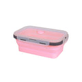 Axyaa Silicone Folding Lunch Box: Food Grade, Portable, Microwave Safe, Outdoor & Travel Friendly