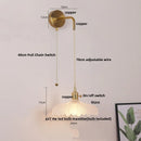 Axyaa LED Wall Lights Bar Clear Glass Bedside Lamp Stair Light Fixtures