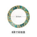 Axyaa Nordic Vegetable Plate | Steak Flat | High-End Model Room | Light Luxury
