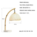 Axyaa Bamboo Led Floor Lamp with Nordic Minimalist Design