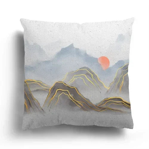 Axyaa Retro Series Ink Painting Pillowcase Collection