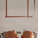 Axya Modern Leather Pendant Lamps for Dining Living Room Lighting